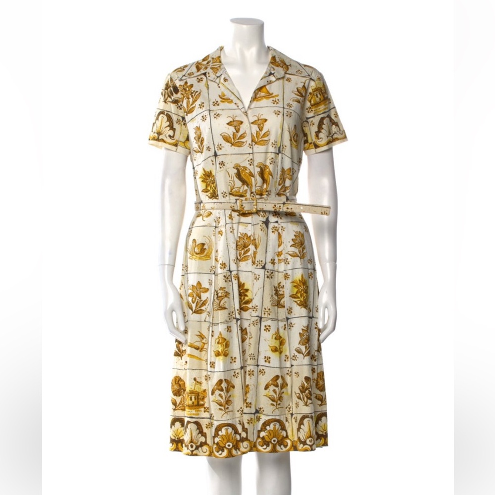 Samantha Sung Floral Print Belted Dress